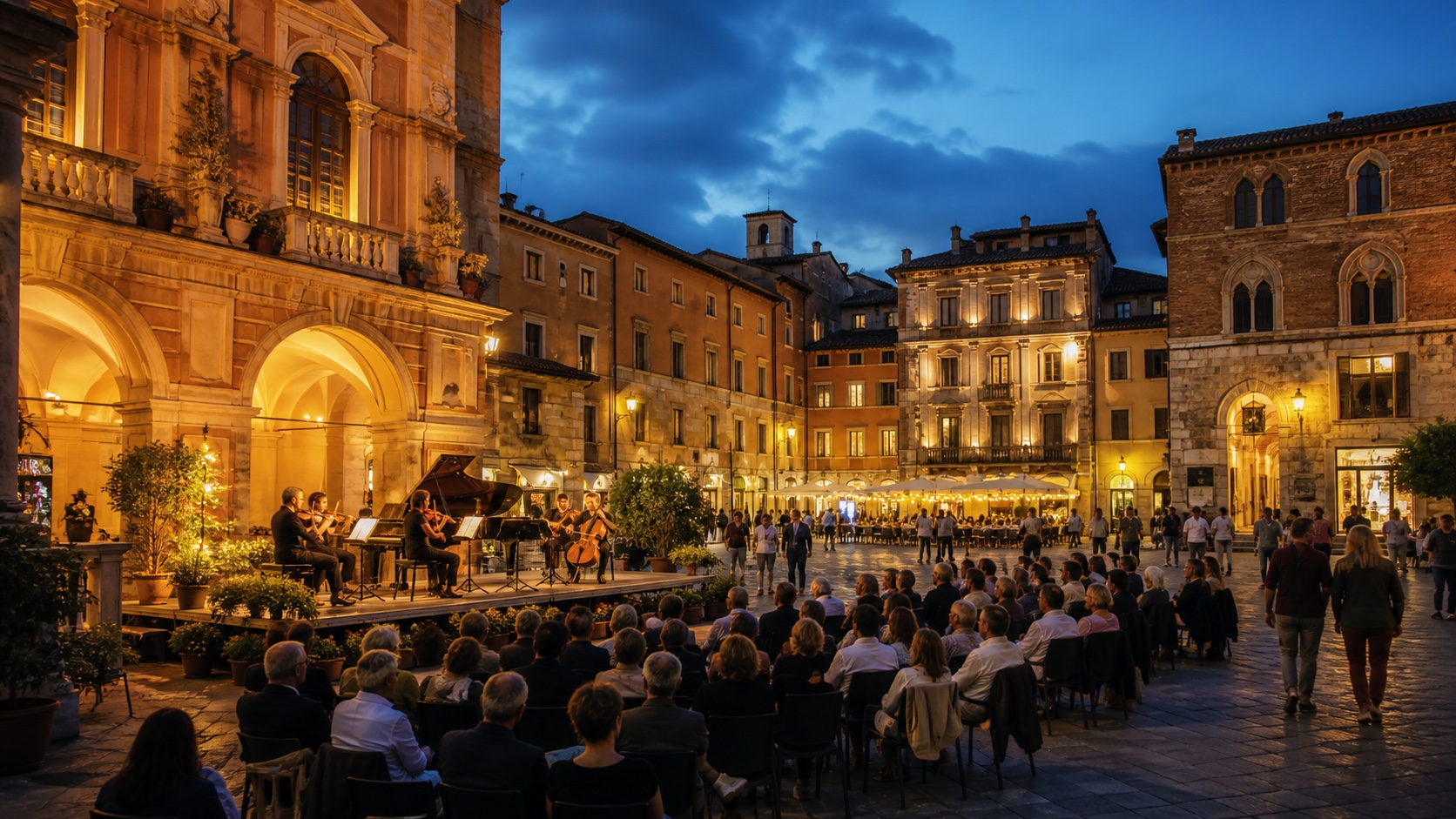 Kulturveranstaltung in Italien